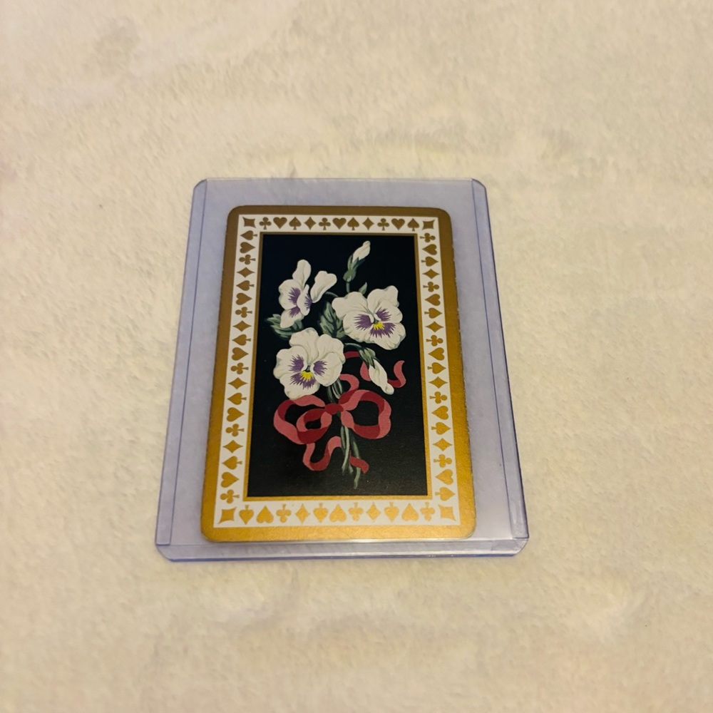 Tiffany & Co. Floral Playing Card Number 2